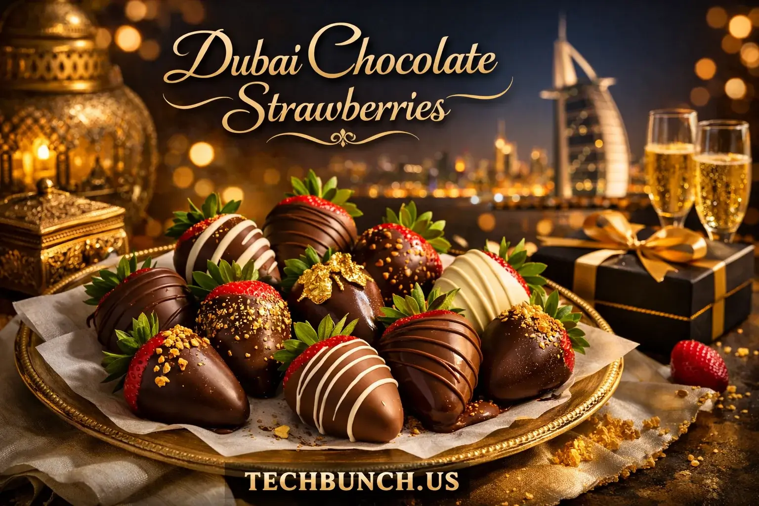 Dubai Chocolate Strawberries