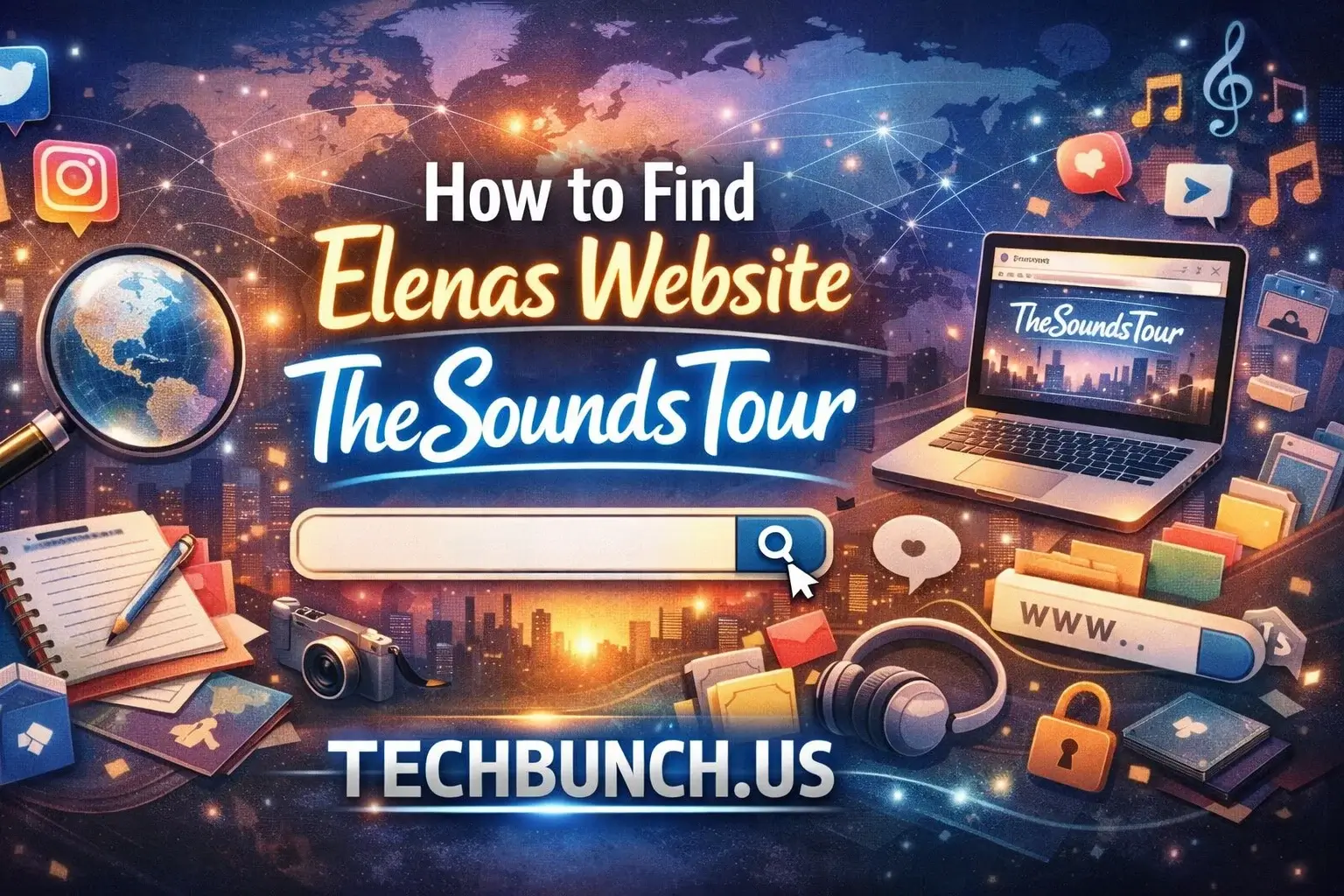 How to Find Elenas Website TheSoundsTour